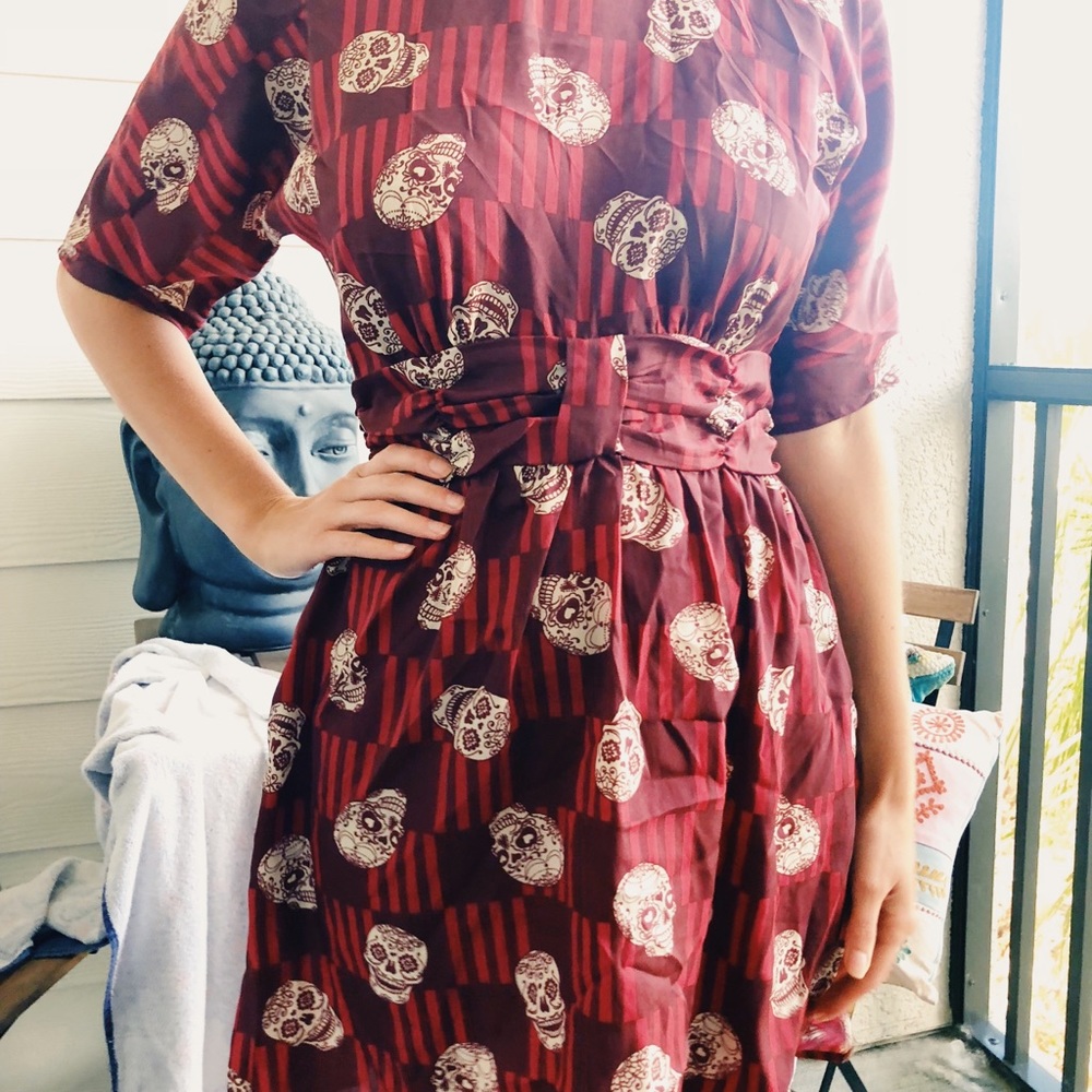 sugar skull dress
